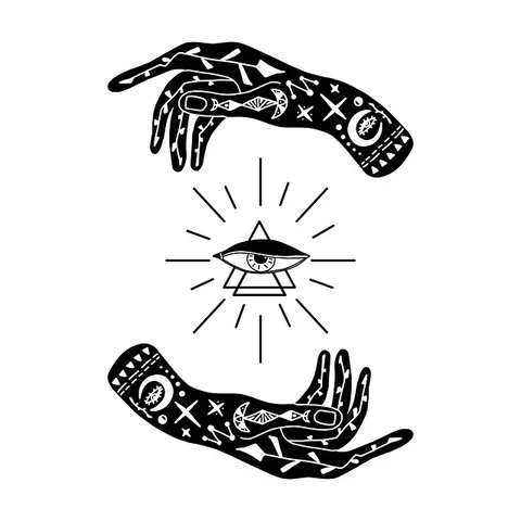 Hand Symbol, magic sign