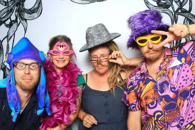 Jen & Riley's Wedding - Open Air Photo Booth - Flash PhotoBooth