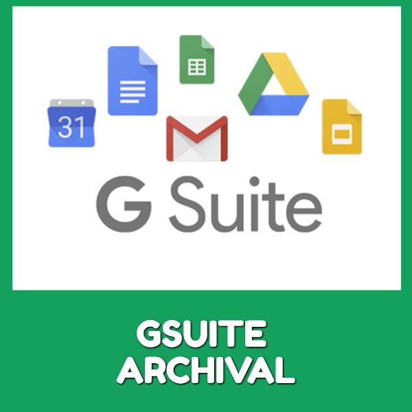 Gsuite Archival