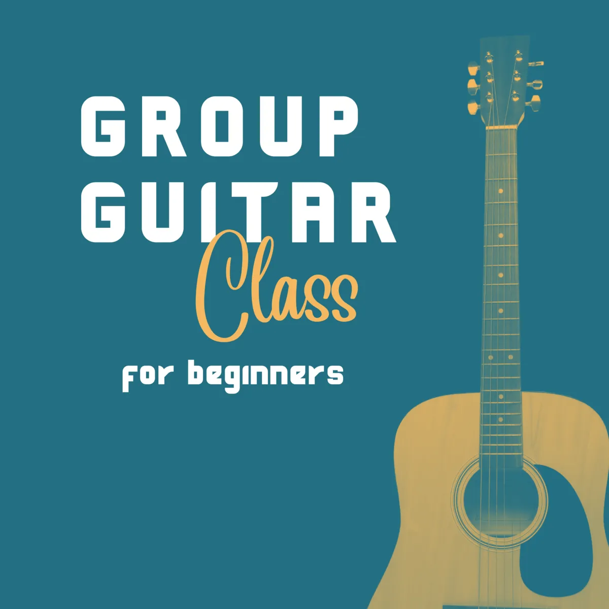 Group Guitar Lessons - 3 payments