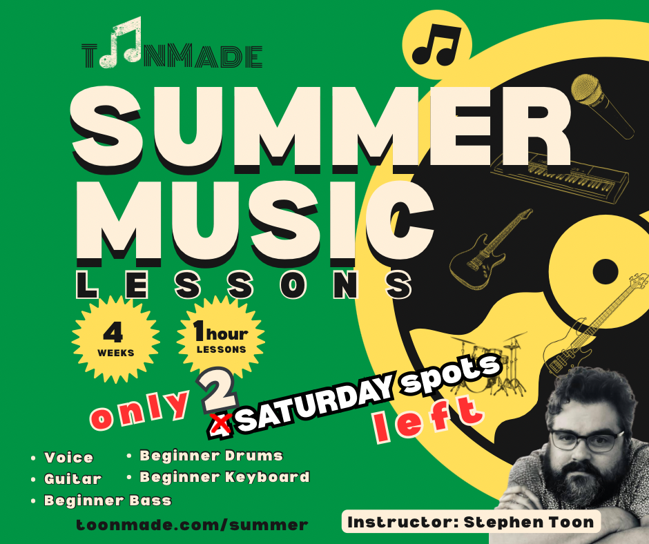 SOLD OUT - Summer Music Lesson Package