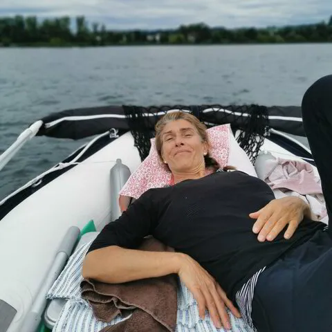 Ruhe genießen auf dem Boot