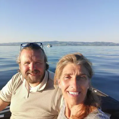 Johanna Bötsch und Thomas Voss auf dem Bodensee