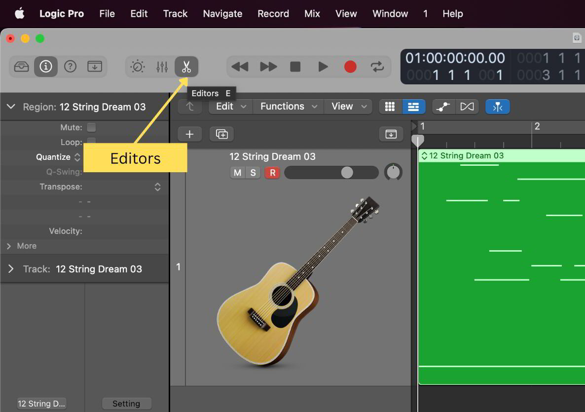 Logic Pro X How To Open Piano Roll Editor