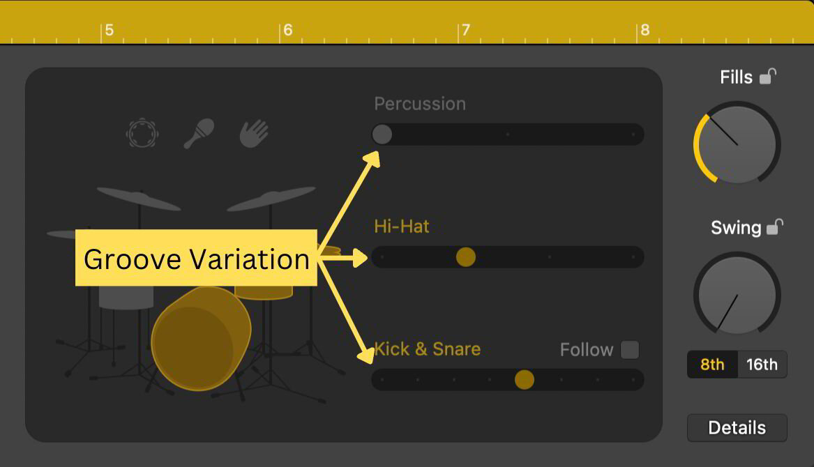 Logic Drummer Understanding Library & Editor