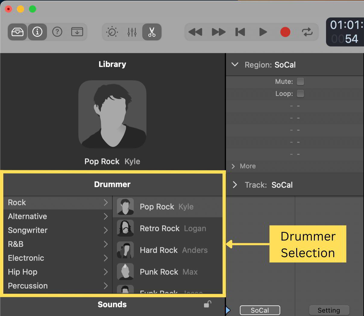 Logic Drummer Understanding Library & Editor