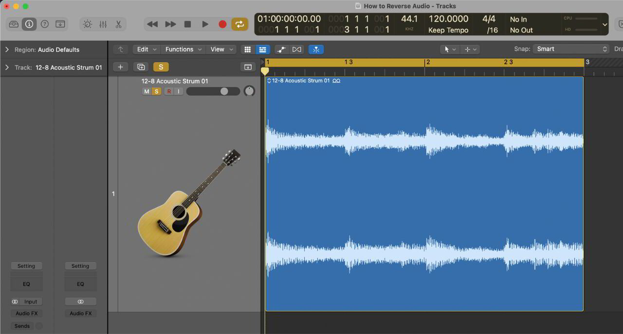 Logic Pro X How To Reverse Audio