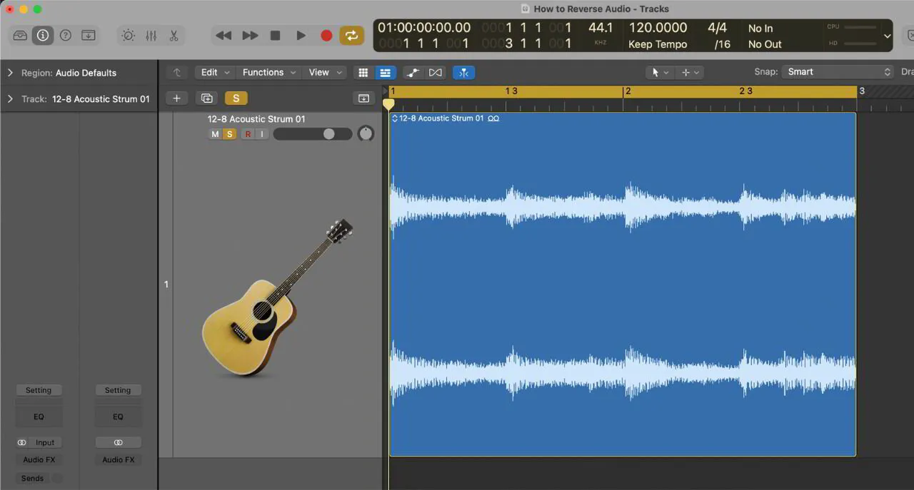 Logic Pro X How To Reverse Audio