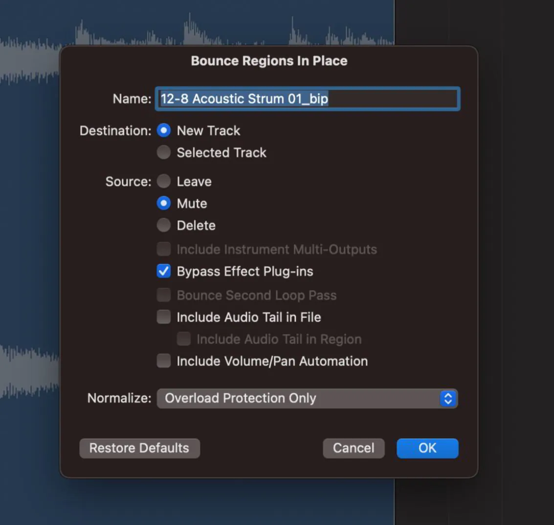 Logic Pro X How To Reverse Audio