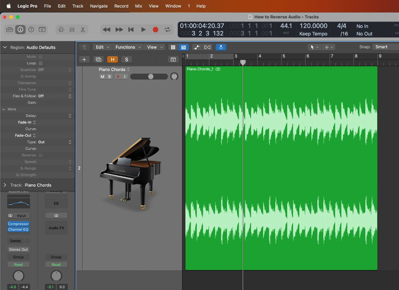 Logic Pro X How To Reverse Audio
