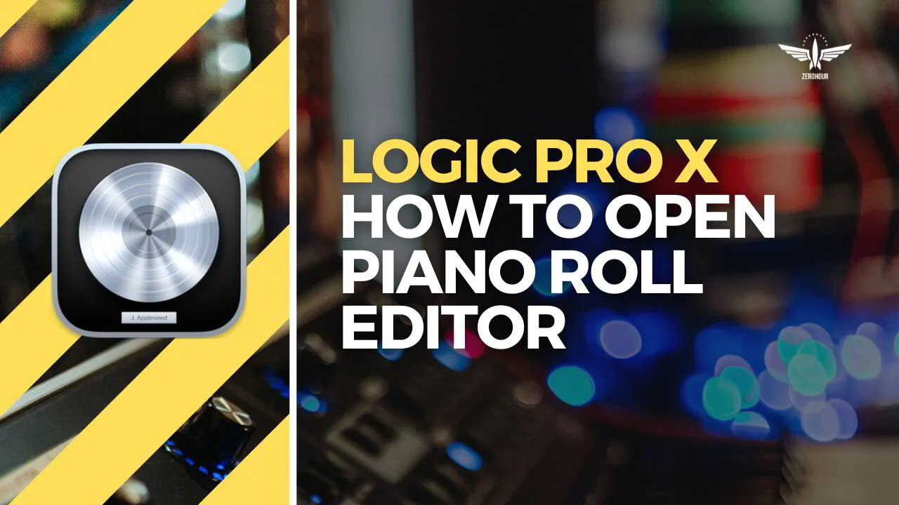 Logic Pro X: How To Open Piano Roll Editor