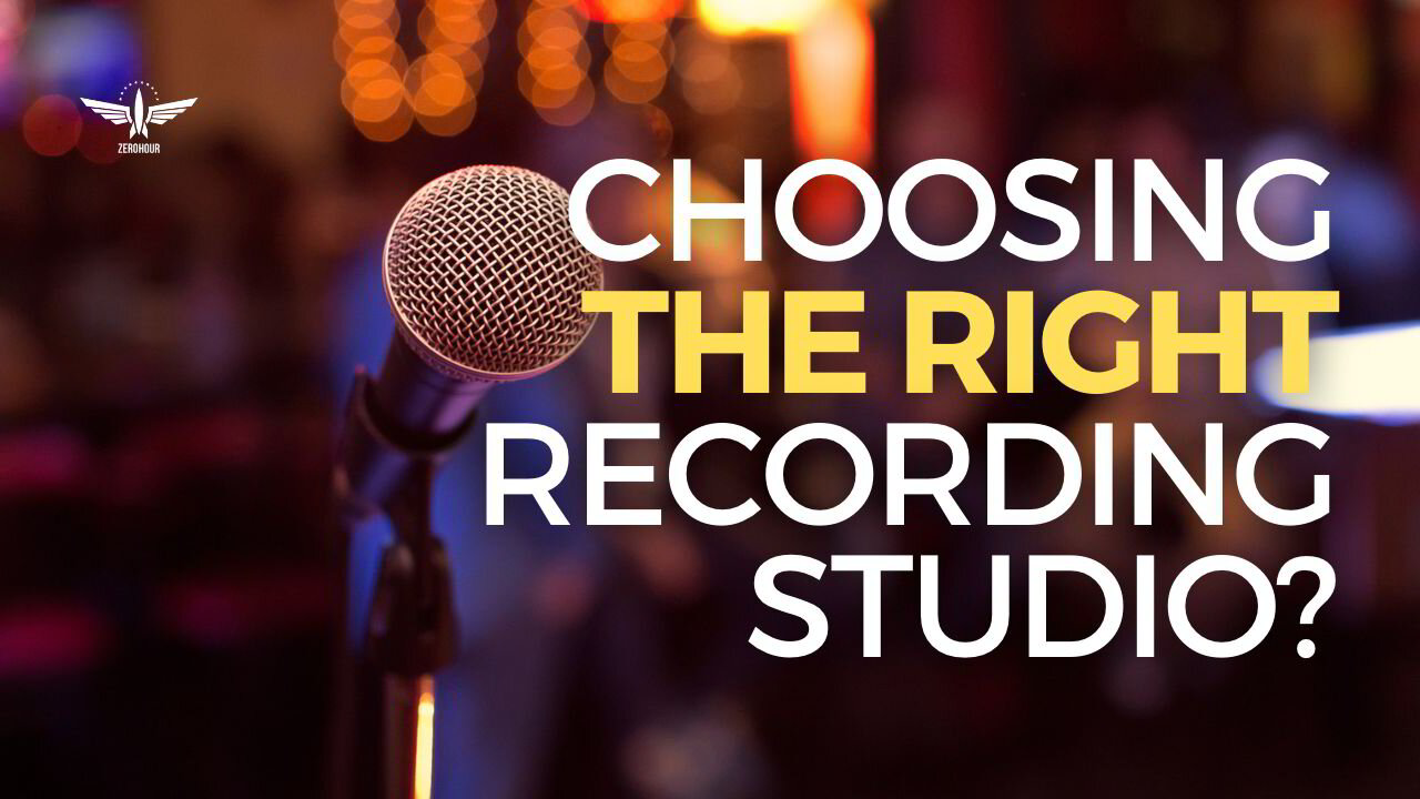 How To Choose The Right Recording Studio