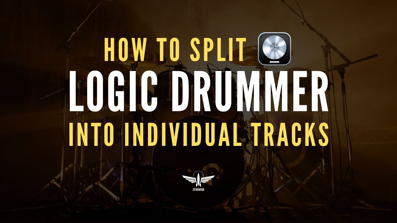 How to Split Logic Drummer into Individual Tracks