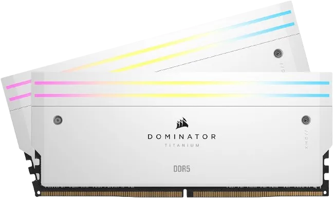 CORSAIR Dominator Titanium RGB DDR5 RAM 32 GB (2 x 16 GB) DDR5 6000 MHz CL30