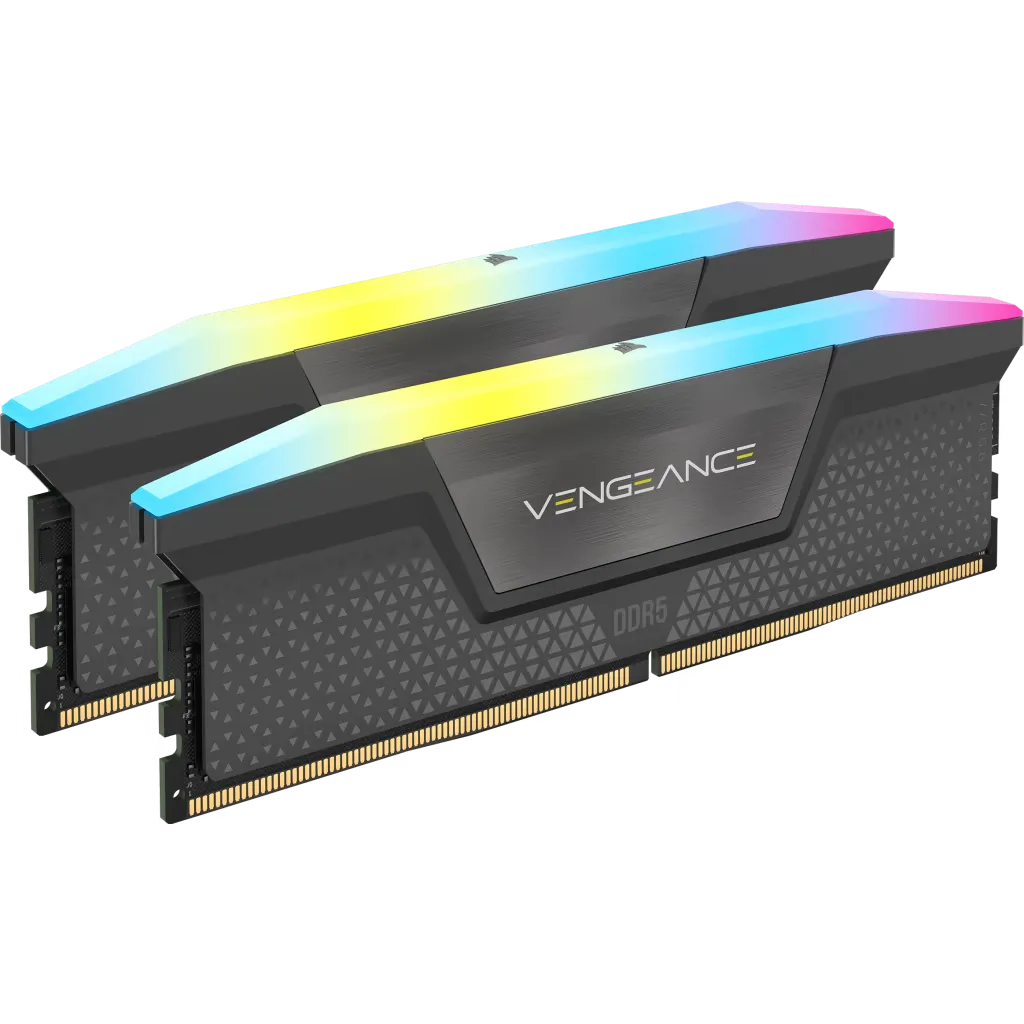 CORSAIR VENGEANCE RGB DDR5 RAM 32 GB (2 x 16 GB) 6000 MHz CL30 AMD EXPO