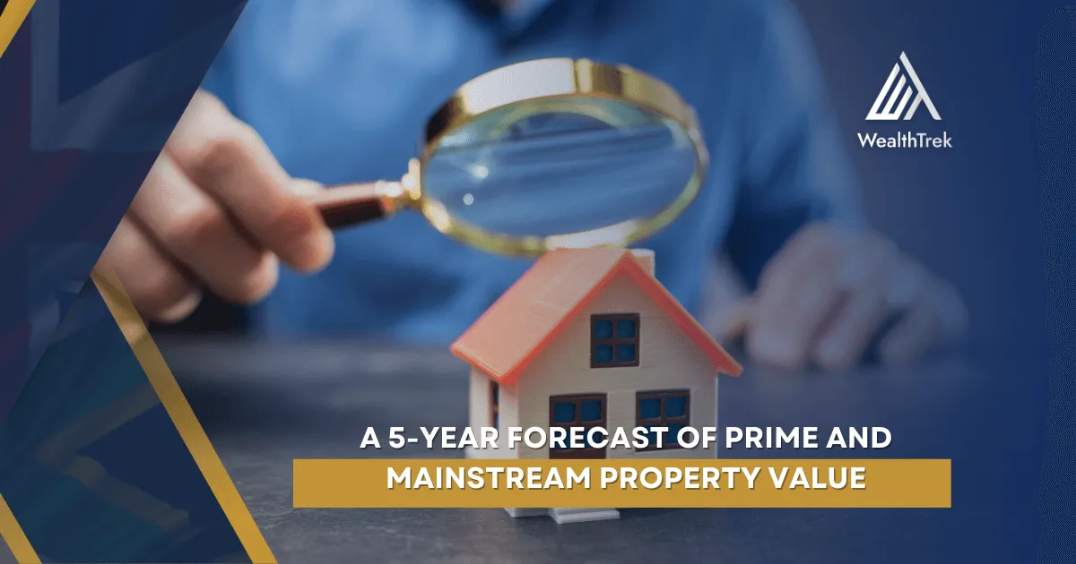 A 5year forecast of prime and mainstream property value in the UK