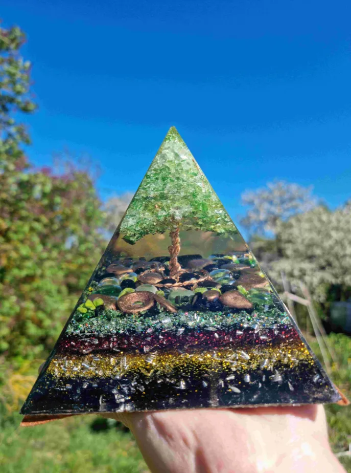 Pyramid med Livets Träd