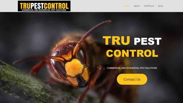 Tru Pest Control Website Design Webzooler.com Amherstburg