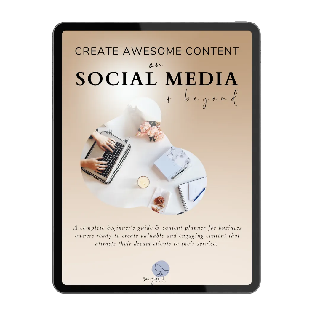Create Awesome Content on Social Media + Beyond eBook