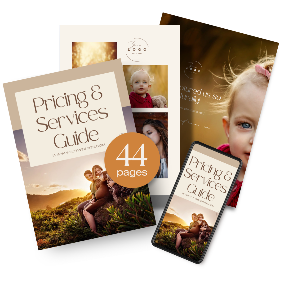 Portrait Pricing Guide Canva Template Portrait Pricing Guide Canva Template