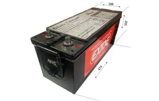 HDM Auto Electrical 682 Truck Battery