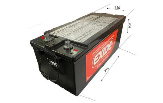 HDM Auto Electrical  Exide 689 Truck Battery