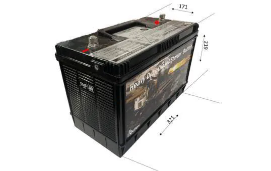 HDM Auto Electrical  mf100 Truck Battery