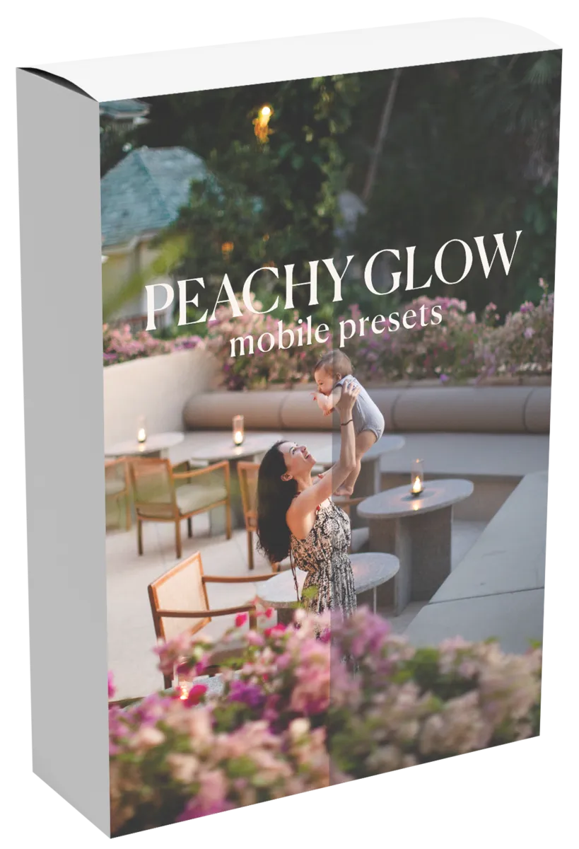 Peachy Glow Mobile Preset Collection