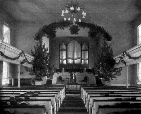 Church Sanctuary on December 25, 1910