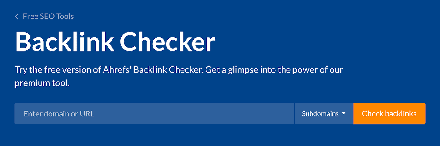 site backlink checker