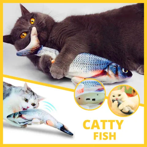 Bouncing fish toy for cats and dogs - FloppyFish