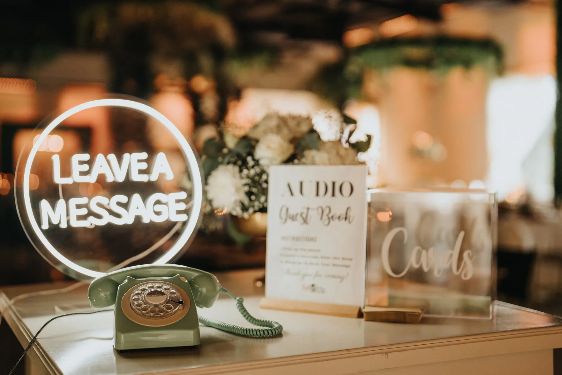 Audio Guest Book For Weddings: Record Voicemails on a Vintage Phone