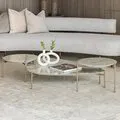 Le Tour Marble Coffee Table - Round