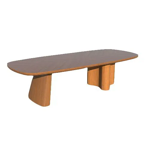 Lumiere Dining Table – Wood Top