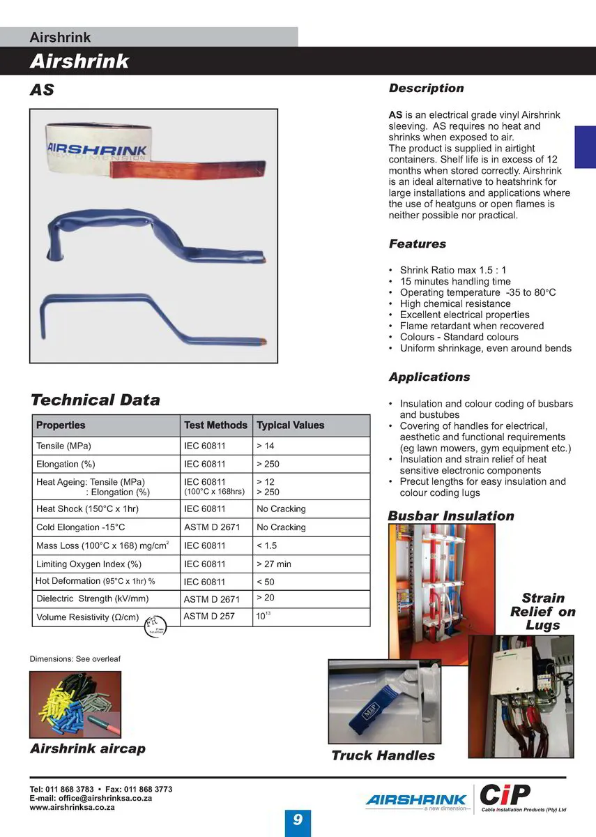 Airshrink Products