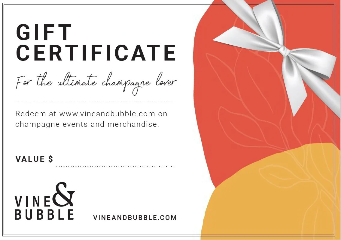 VINE & BUBBLE Gift Certificate