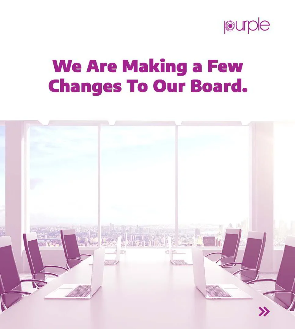 Purple Makes Board Changes