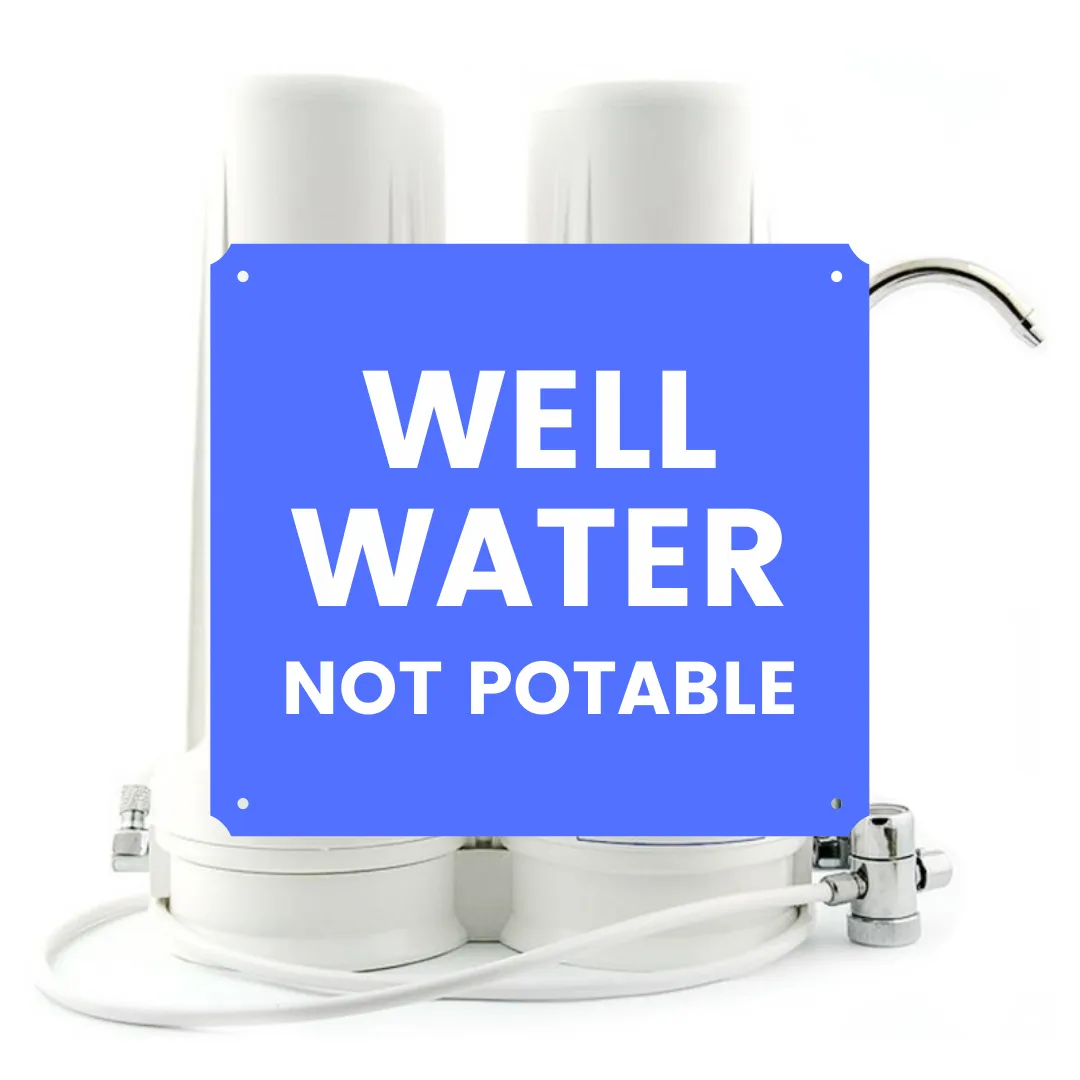 *WELL WATER (Not Potable)* Filter Kit