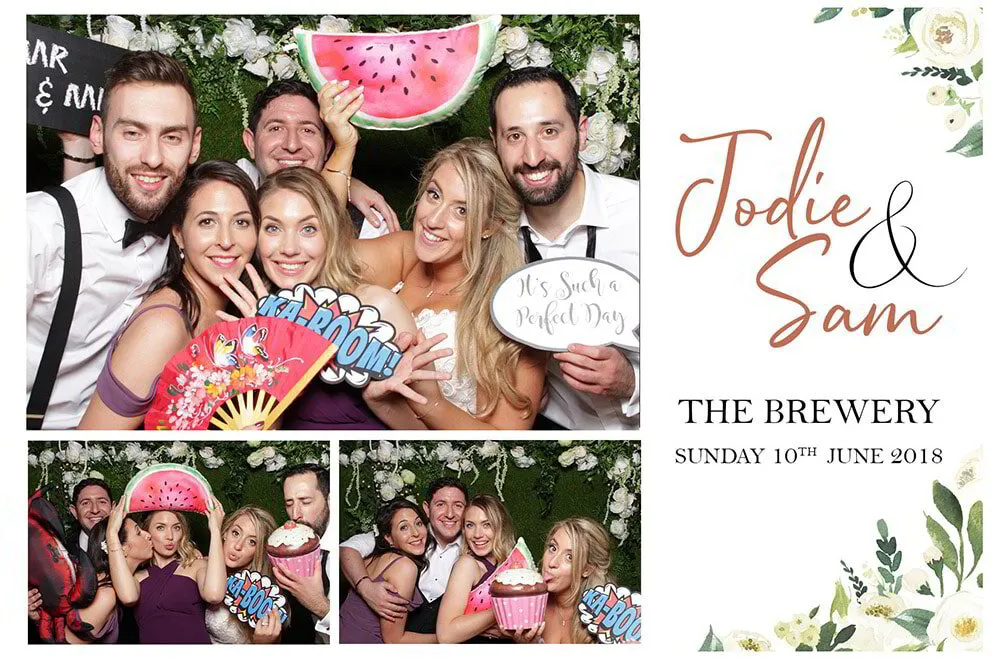 Wedding photo booth The Brewery London