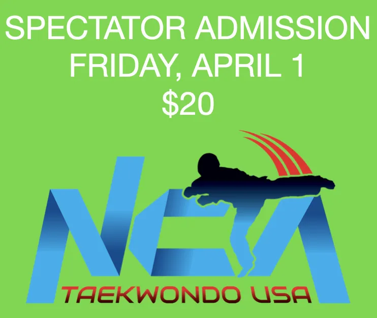 Spectator Admission - Friday April 1