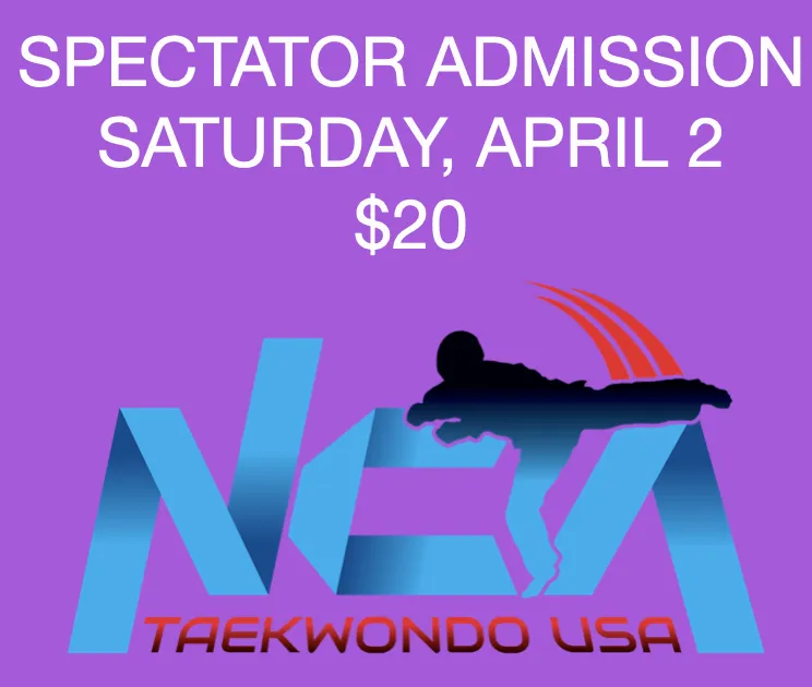 Spectator Admission - Saturday April 2