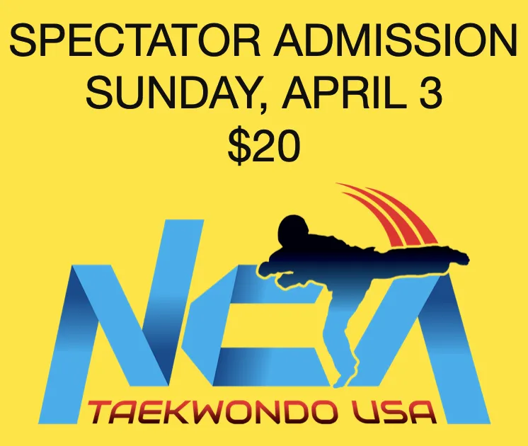 Spectator Admission - Sunday April 3rd