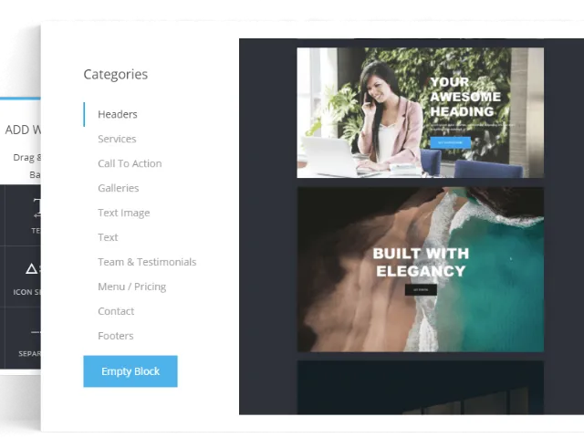 Update your content, build pages, track traffic, manage your form messages, blogging, galleries, and more. LeanProject.co has gorgeous themes and widgets that have endless variations and lightning fast load speed.