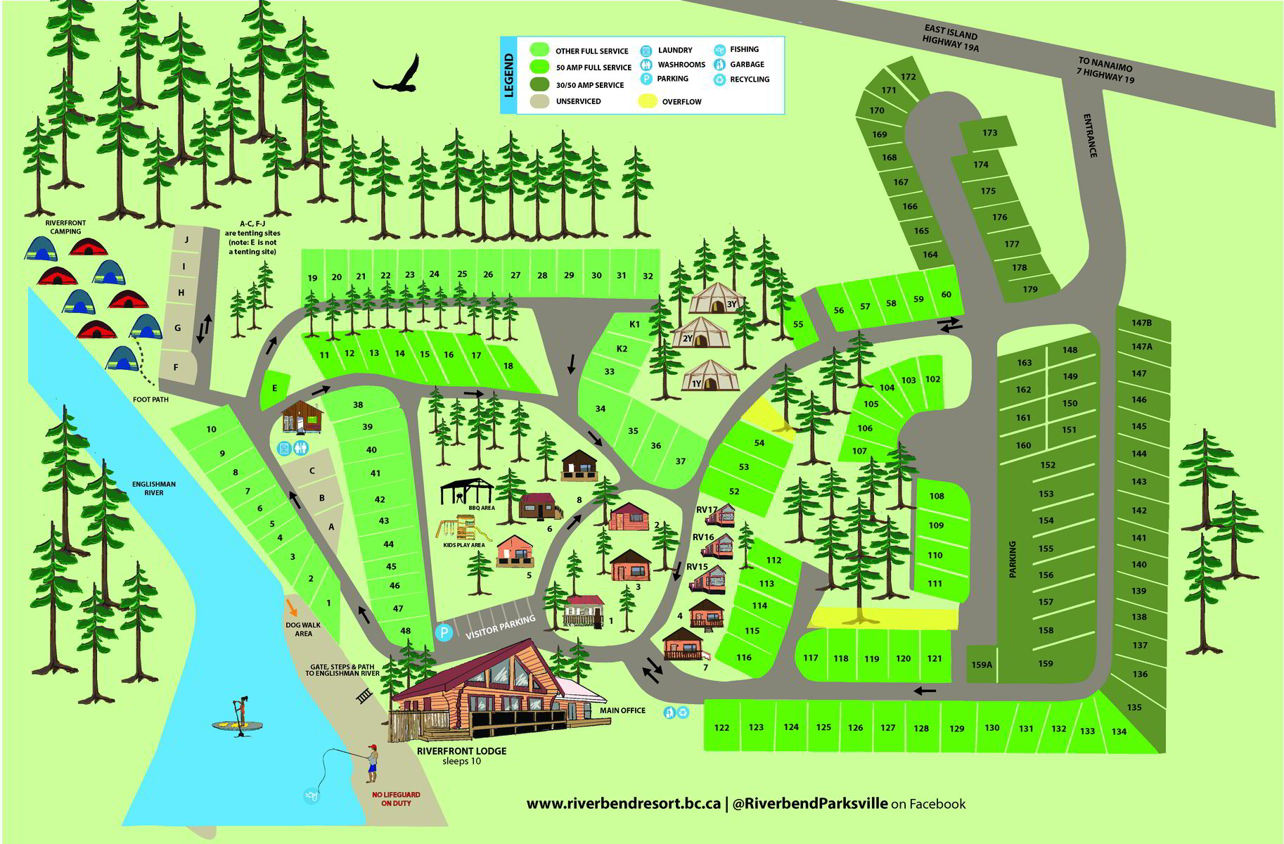 Simple Camp Map Camp Site Map: Find Your Way Around and Plan Your Stay