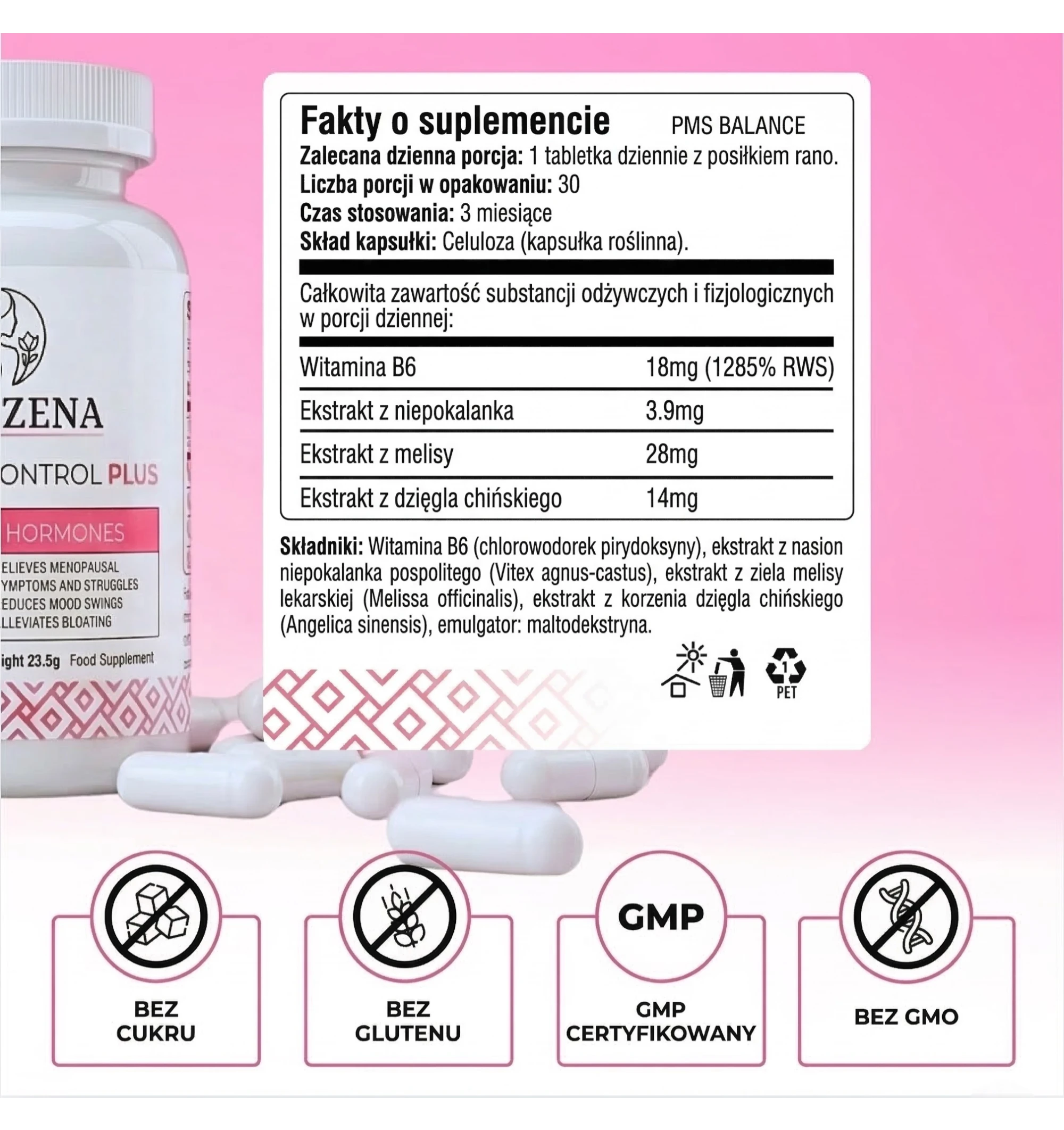 Hormone Control Plus - Wsparcie dla kobiet w menopauzie i perimenopauzie