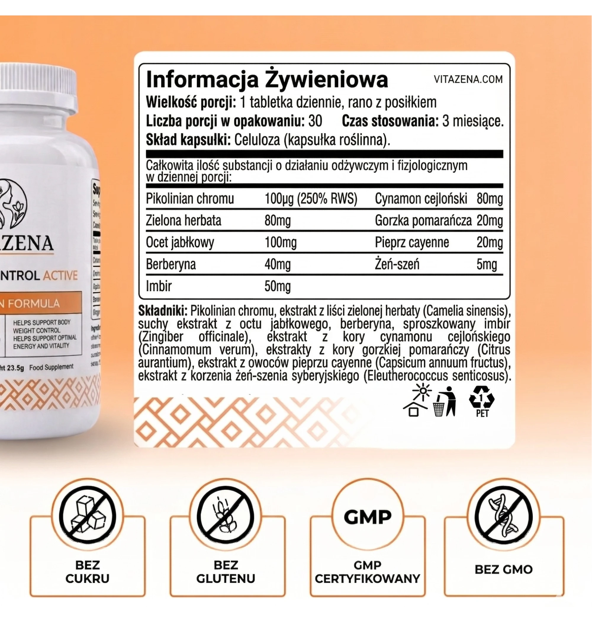 Appetite Control Active - Dla kontroli apetytu i redukcji wagi