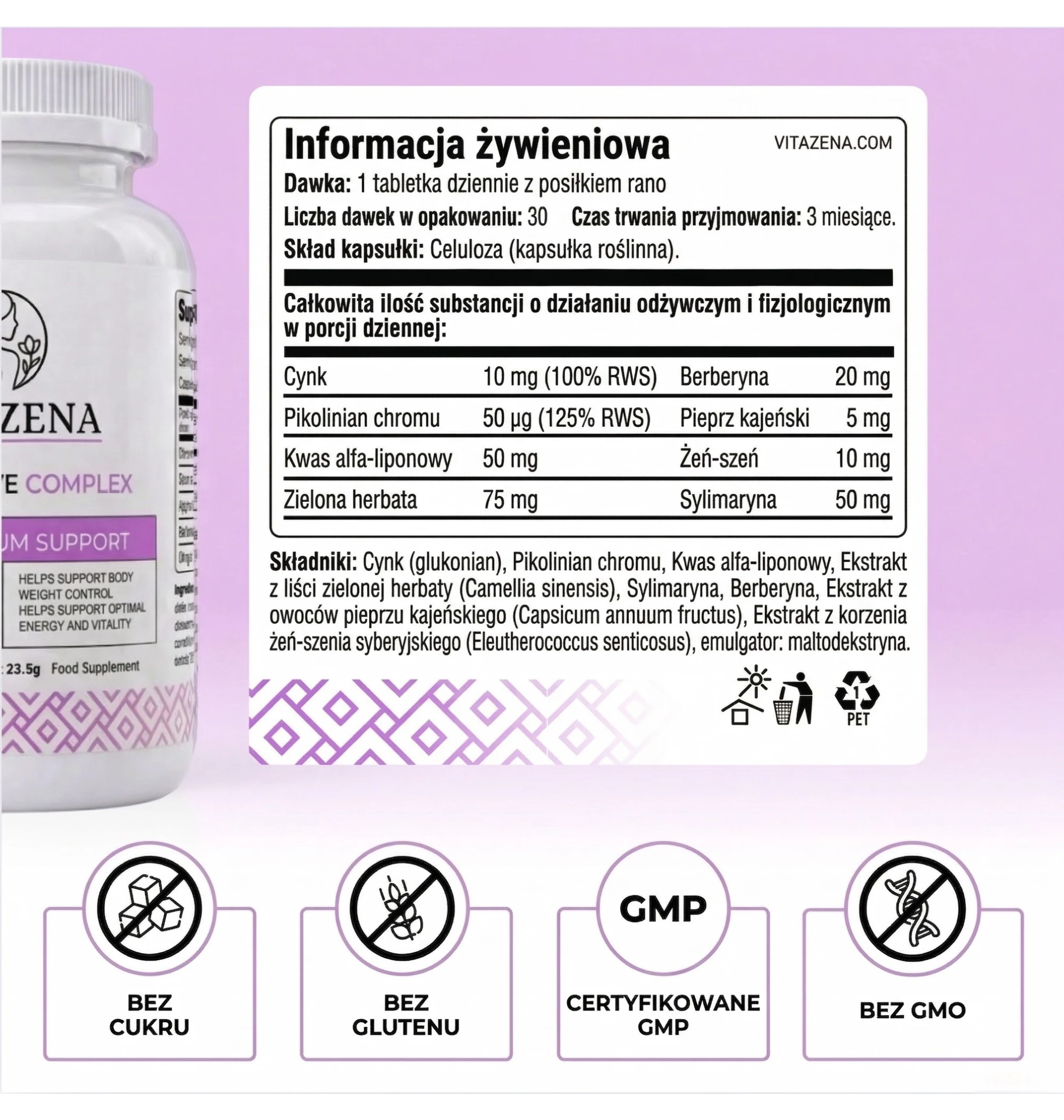 Meta Active Complex - Dla aktywnego metabolizmu dla kobiet powyżej 40. roku życia