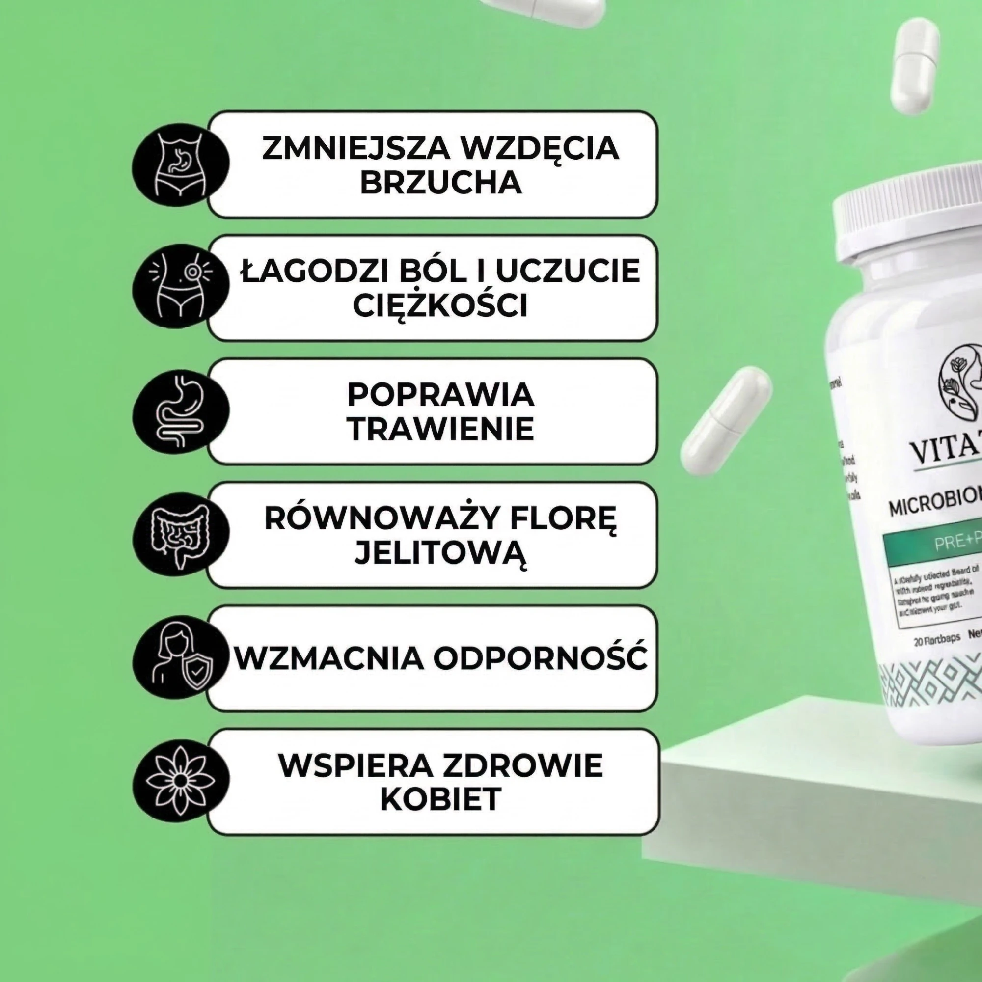 Microbiome Balance - Dla zdrowego trawienia i zrównoważonej flory jelitowej