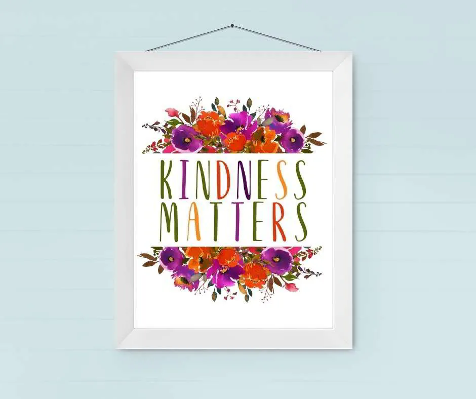 Kindness Matters Printable