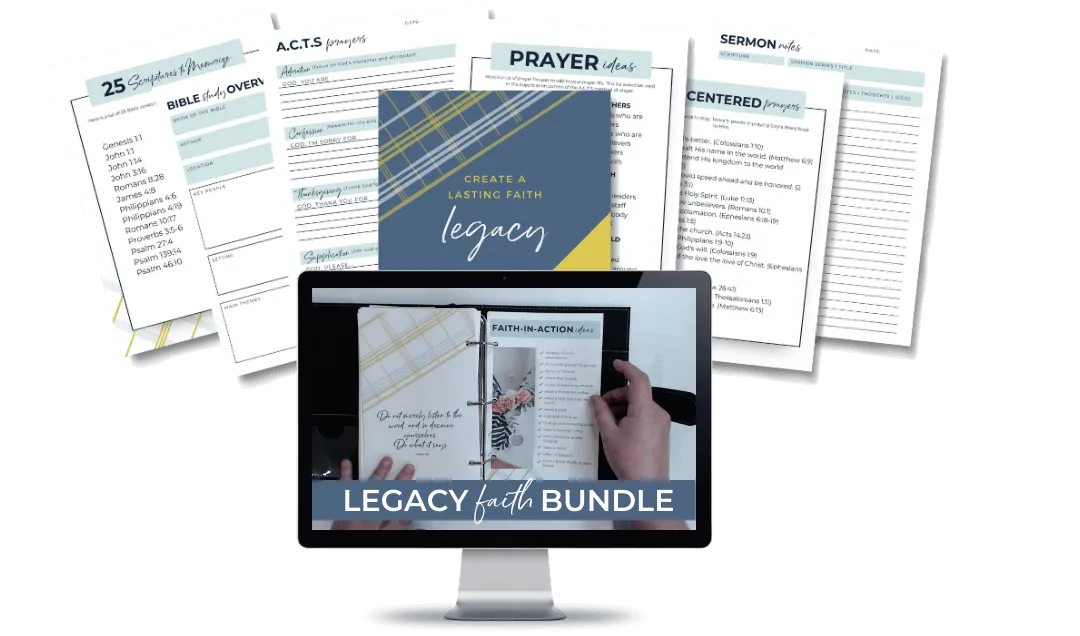 Legacy Faith Binder Bundle